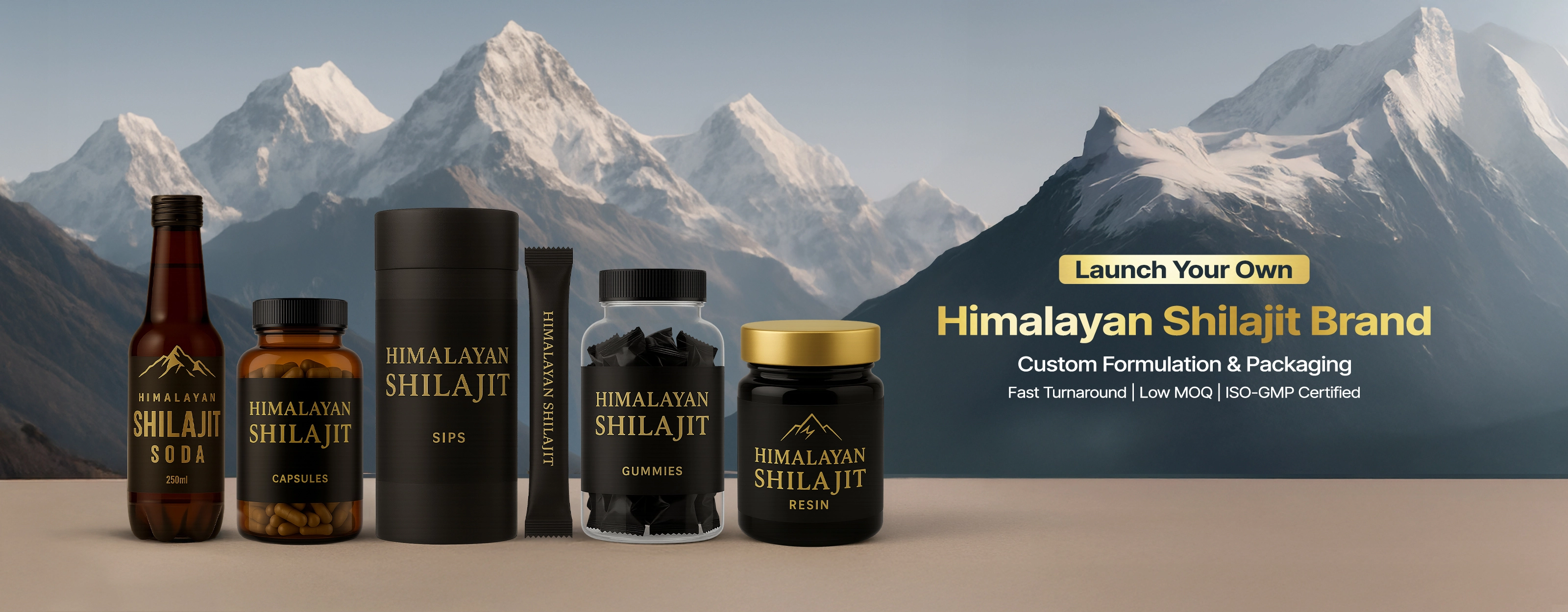 Launch Your Own Himalayan Shilajit Brand - Custom Formulation & Packaging