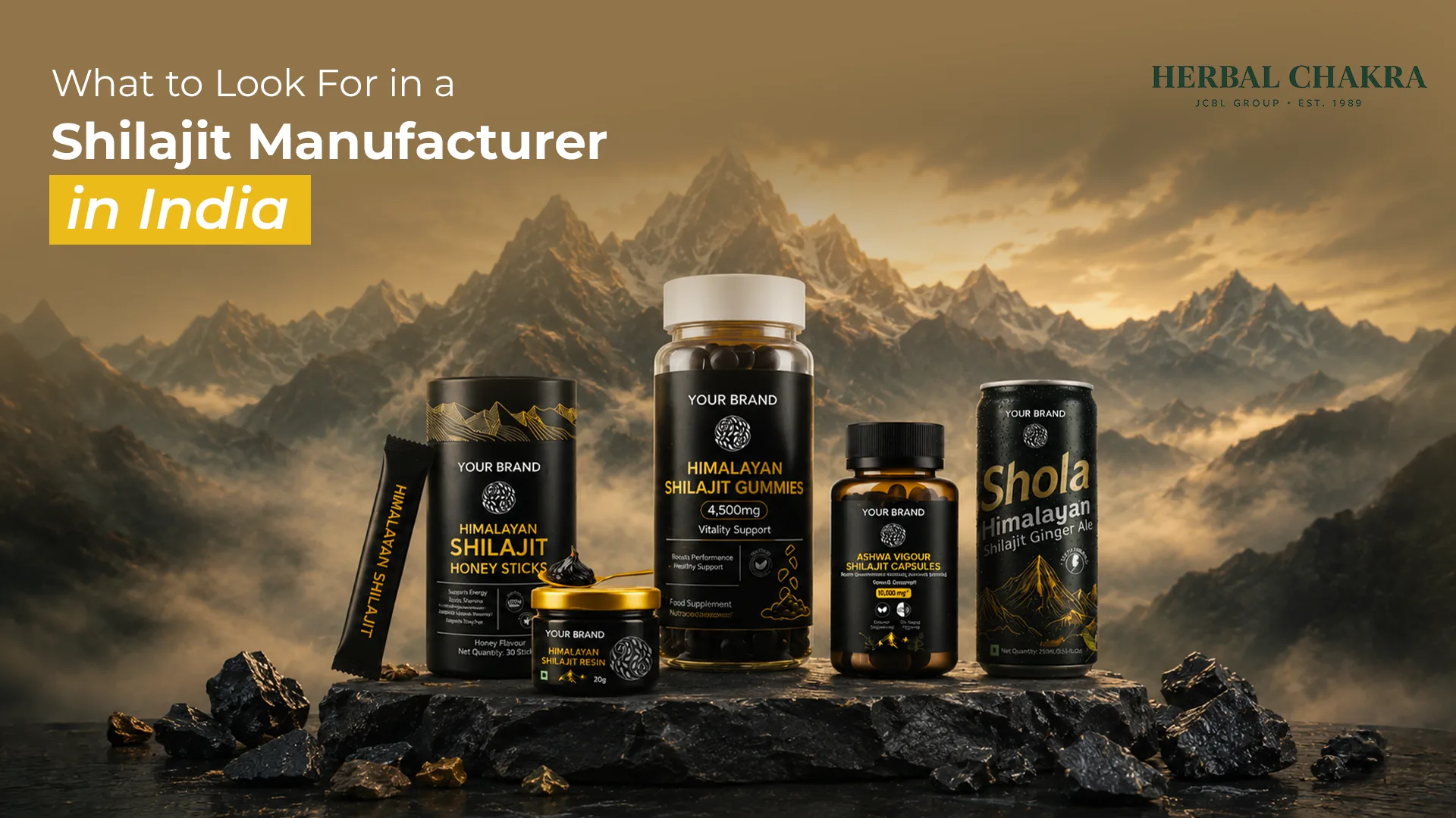 From Sourcing to Shelf: What to Look For in a Shilajit Manufacturer in India