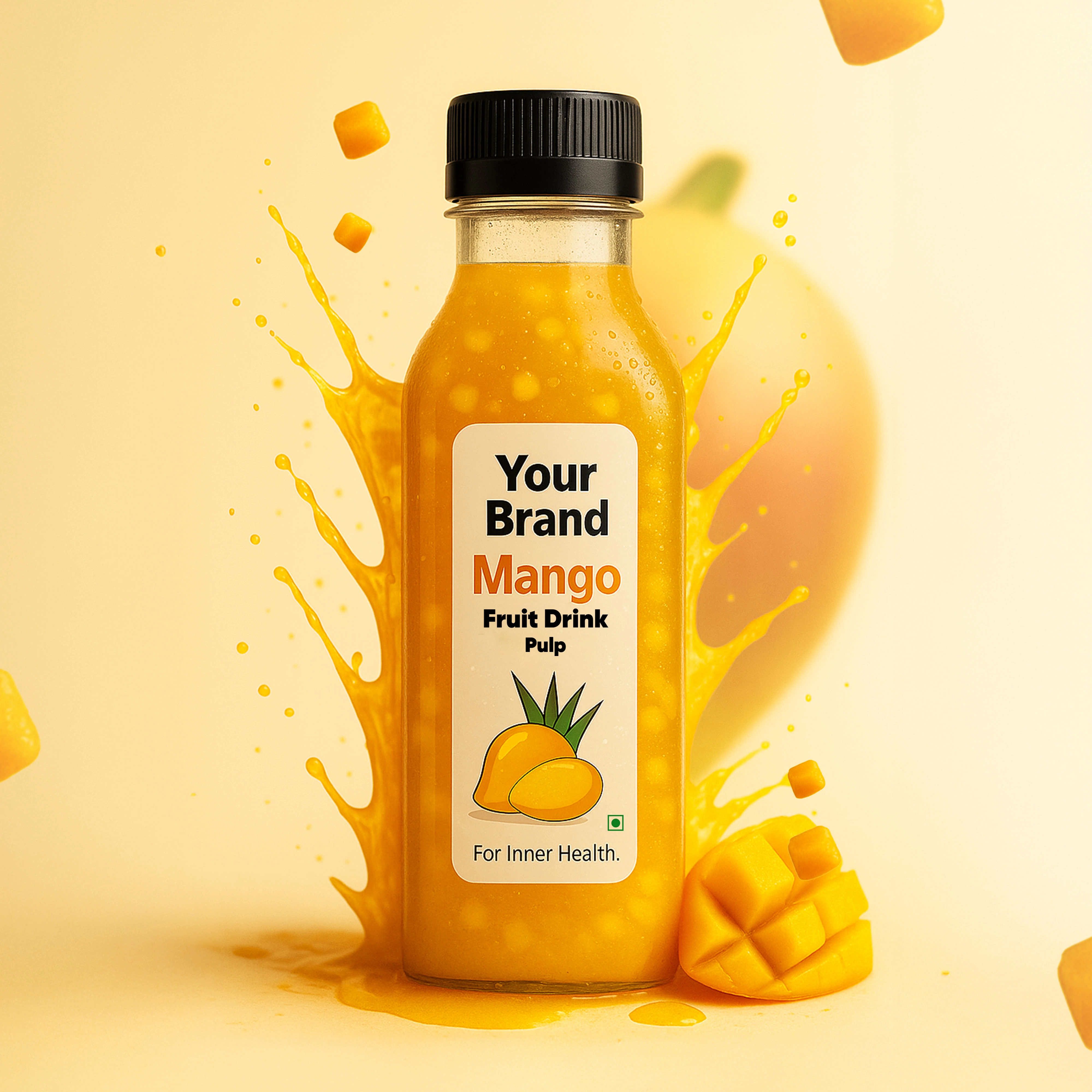 Mango Fruit Drink (With Pulp)