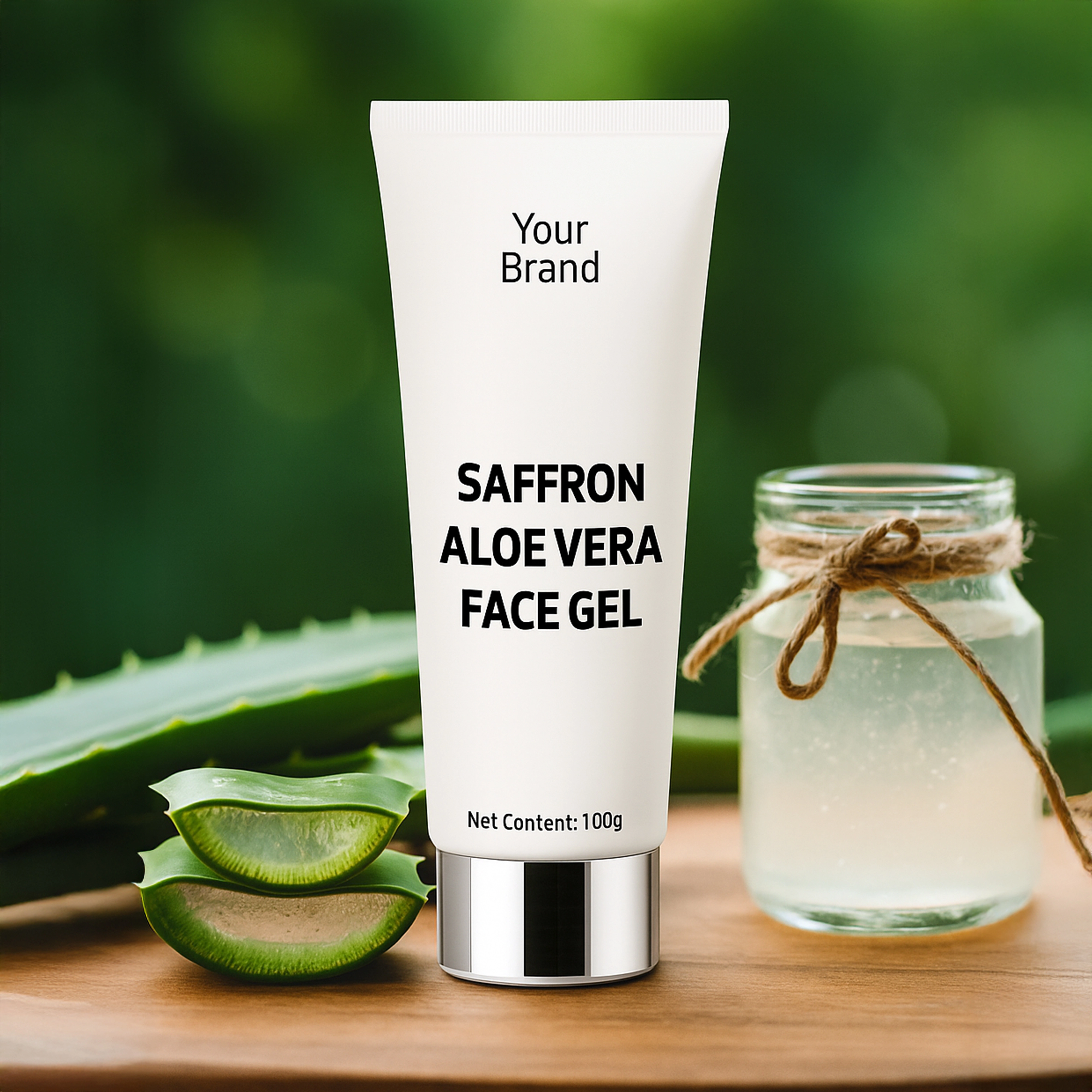 Saffron Aloe Vera Face Gel