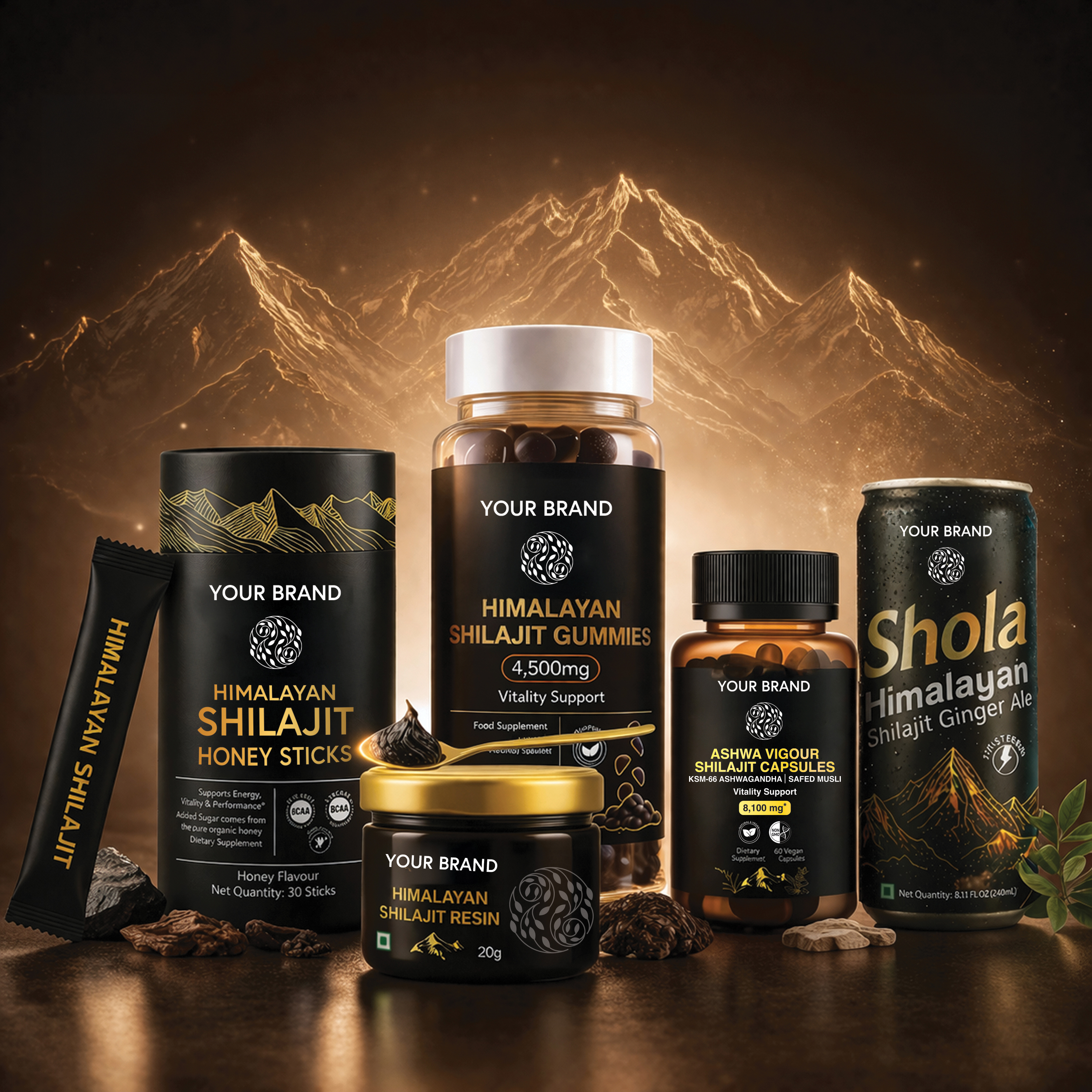 Himalayan Shilajit Range